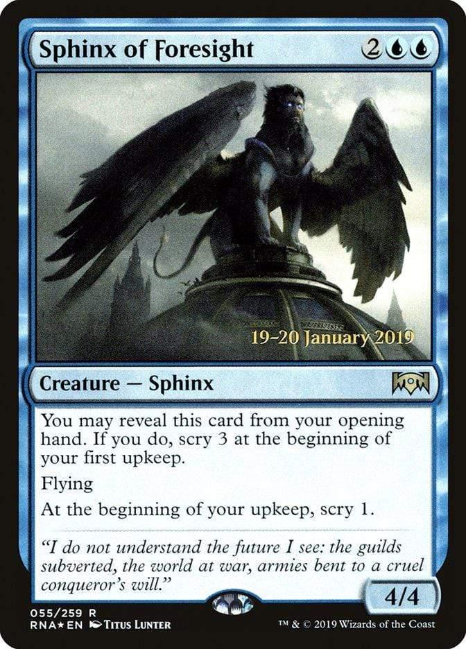 Magic: The Gathering MTG Single Sphinx of Foresight [Ravnica Allegiance Prerelease Promos]