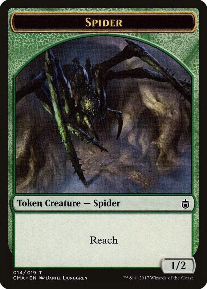 Magic: The Gathering MTG Single Spider [Commander Anthology Tokens]