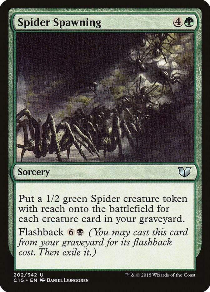 Magic: The Gathering MTG Single Spider Spawning [Commander 2015]