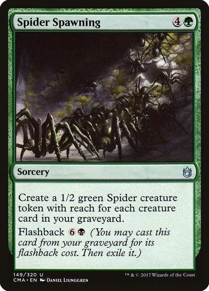 Magic: The Gathering MTG Single Spider Spawning [Commander Anthology]