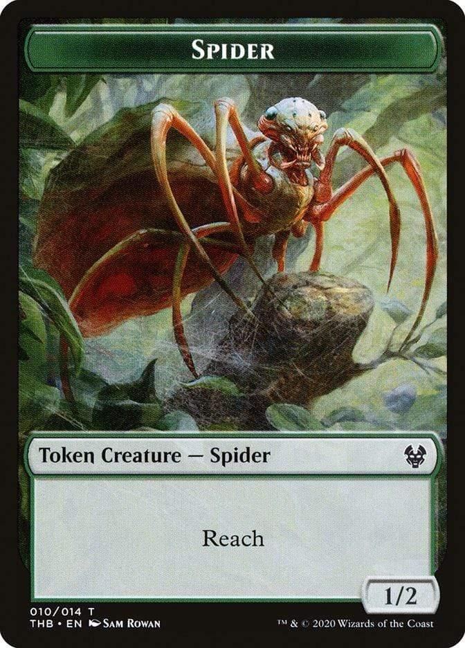 Magic: The Gathering MTG Single Spider [Theros Beyond Death Tokens]