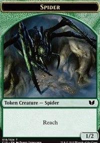 Magic: The Gathering MTG Single Spider // Wolf Double-Sided Token [Commander 2015 Tokens]
