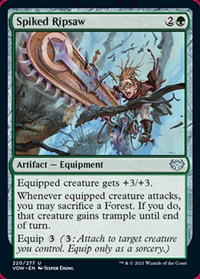 Magic: The Gathering MTG Single Spiked Ripsaw [Innistrad: Crimson Vow]