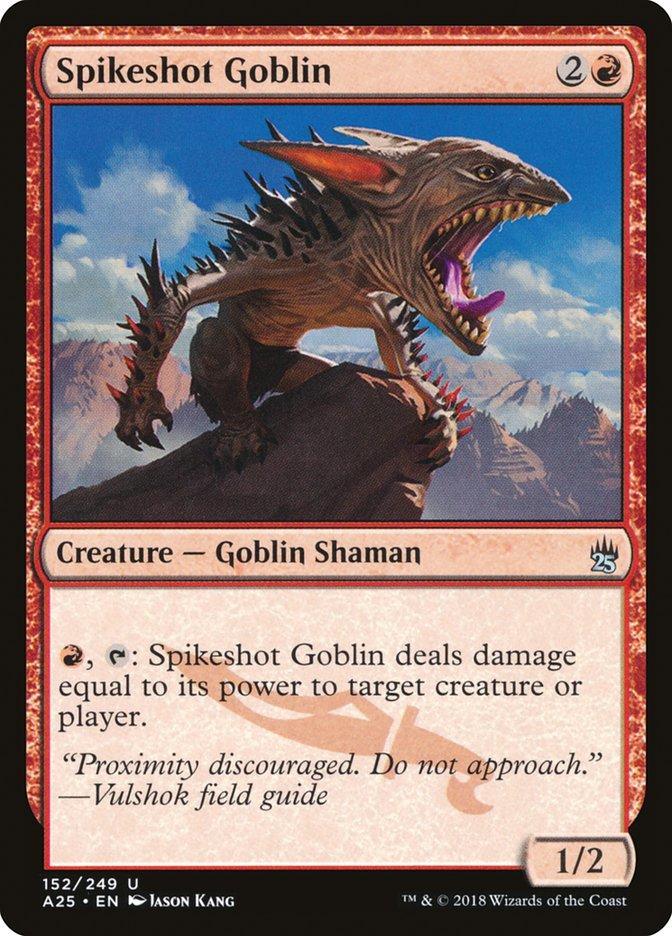 Magic: The Gathering MTG Single Spikeshot Goblin [Masters 25]