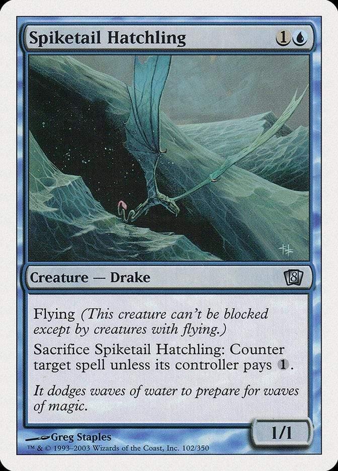 Magic: The Gathering MTG Single Spiketail Hatchling [Eighth Edition]