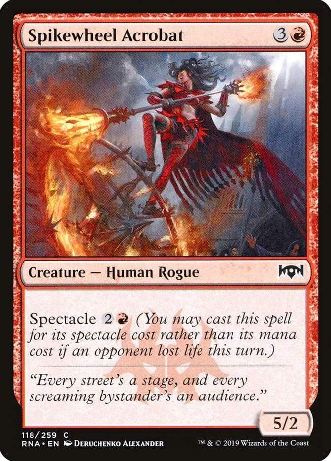 Magic: The Gathering MTG Single Spikewheel Acrobat [Ravnica Allegiance]
