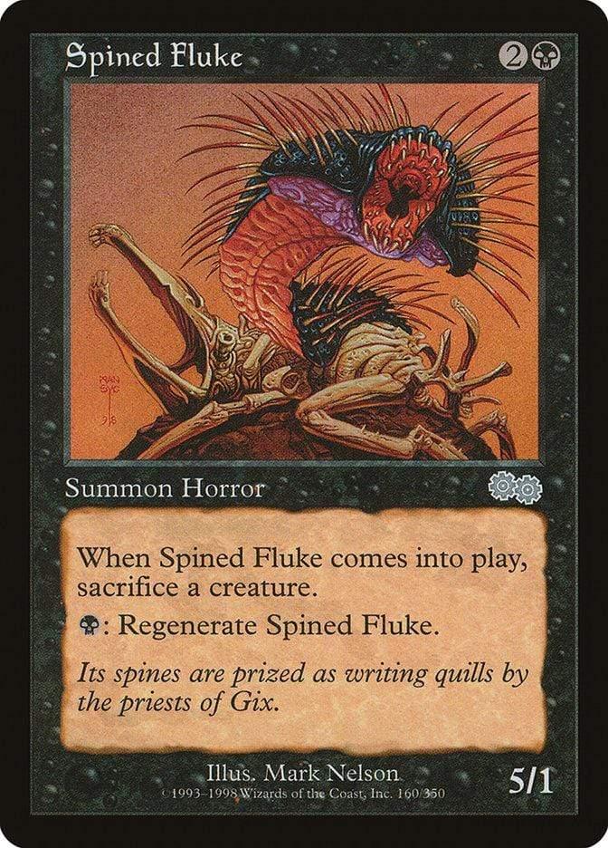 Magic: The Gathering MTG Single Spined Fluke [Urza's Saga]