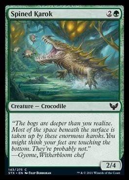Magic: The Gathering MTG Single Spined Karok [Strixhaven: School of Mages]