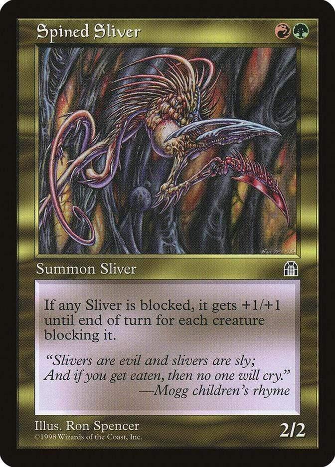Magic: The Gathering MTG Single Spined Sliver [Stronghold]