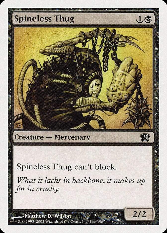 Magic: The Gathering MTG Single Spineless Thug [Eighth Edition]