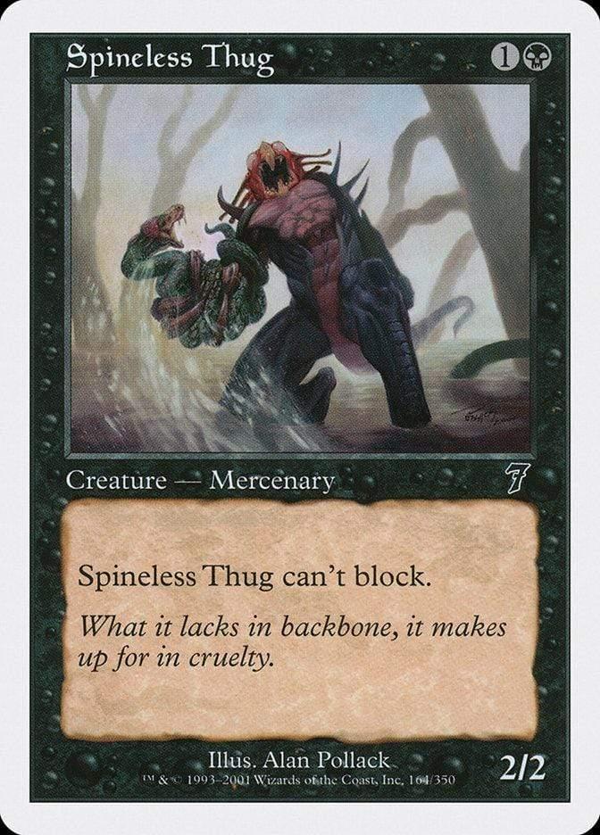Magic: The Gathering MTG Single Spineless Thug [Seventh Edition]