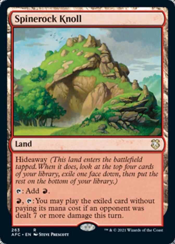 Magic: The Gathering MTG Single Spinerock Knoll [Dungeons & Dragons: Adventures in the Forgotten Realms Commander]