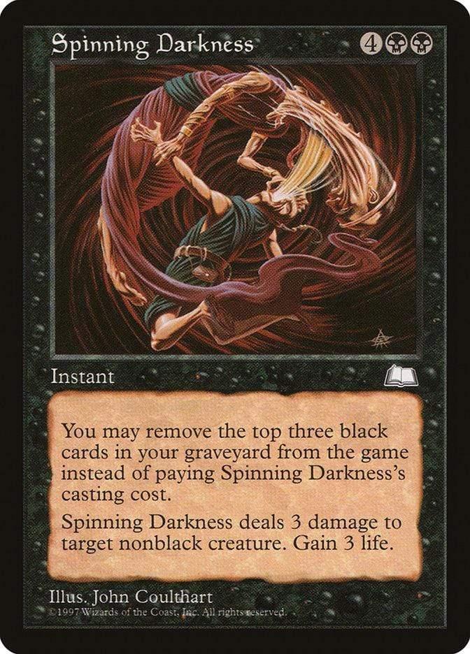 Magic: The Gathering MTG Single Spinning Darkness [Weatherlight]