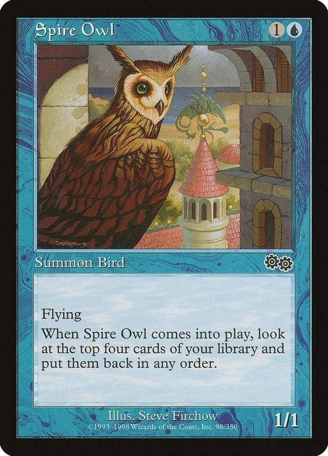 Magic: The Gathering MTG Single Spire Owl [Urza's Saga]