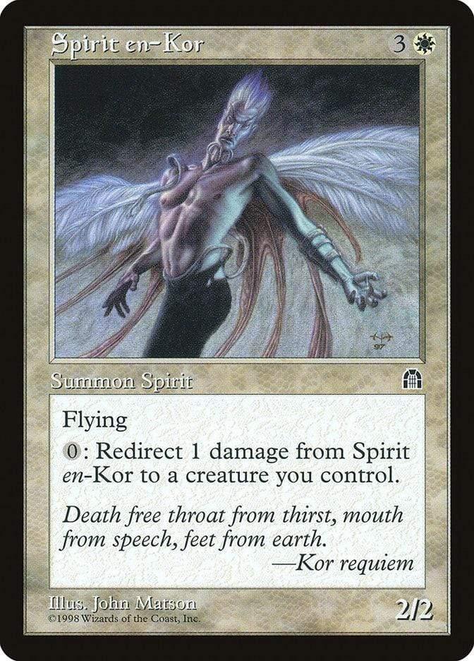 Magic: The Gathering MTG Single Spirit en-Kor [Stronghold]