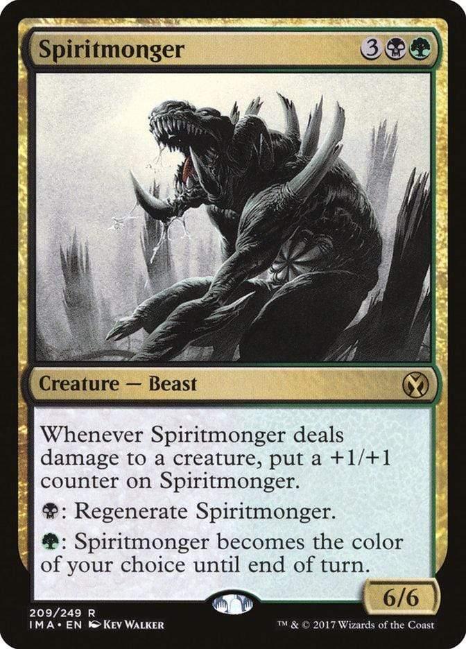 Magic: The Gathering MTG Single Spiritmonger [Iconic Masters]