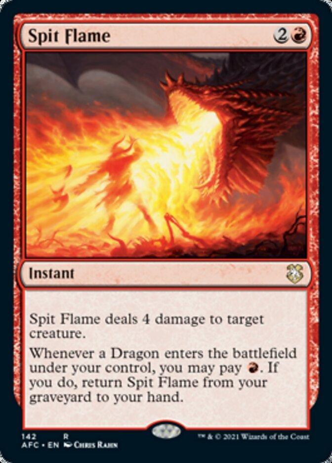 Magic: The Gathering MTG Single Spit Flame [Dungeons & Dragons: Adventures in the Forgotten Realms Commander]
