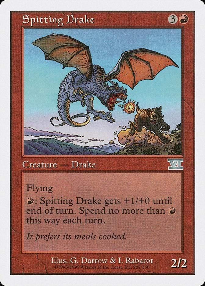 Magic: The Gathering MTG Single Spitting Drake [Classic Sixth Edition]