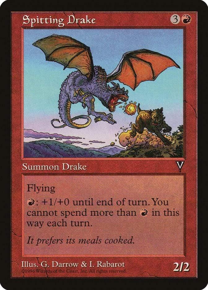 Magic: The Gathering MTG Single Spitting Drake [Visions]