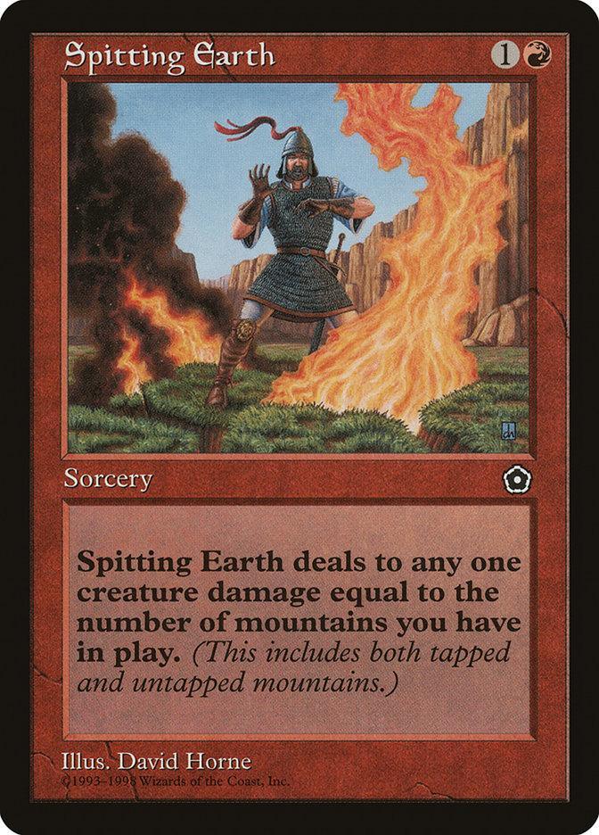 Magic: The Gathering MTG Single Spitting Earth [Portal Second Age]