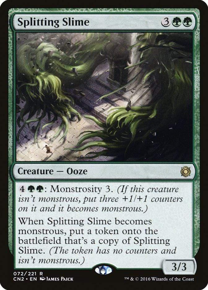 Magic: The Gathering MTG Single Splitting Slime [Conspiracy: Take the Crown]