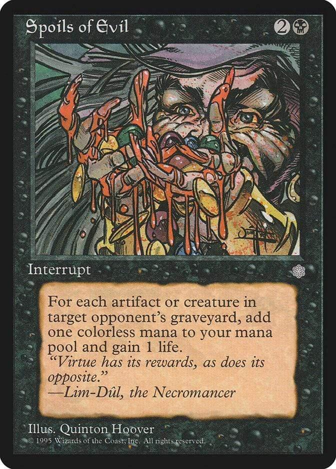 Magic: The Gathering MTG Single Spoils of Evil [Ice Age]