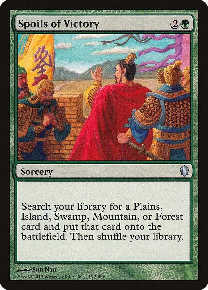 Magic: The Gathering MTG Single Spoils of Victory [Commander 2013]