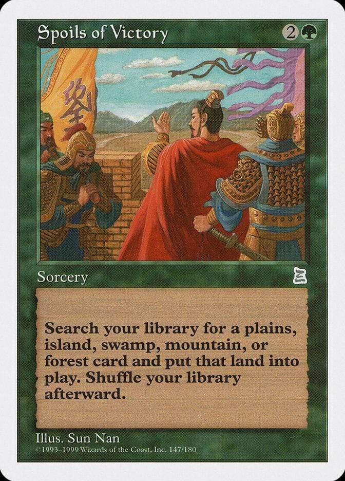 Magic: The Gathering MTG Single Spoils of Victory [Portal Three Kingdoms]