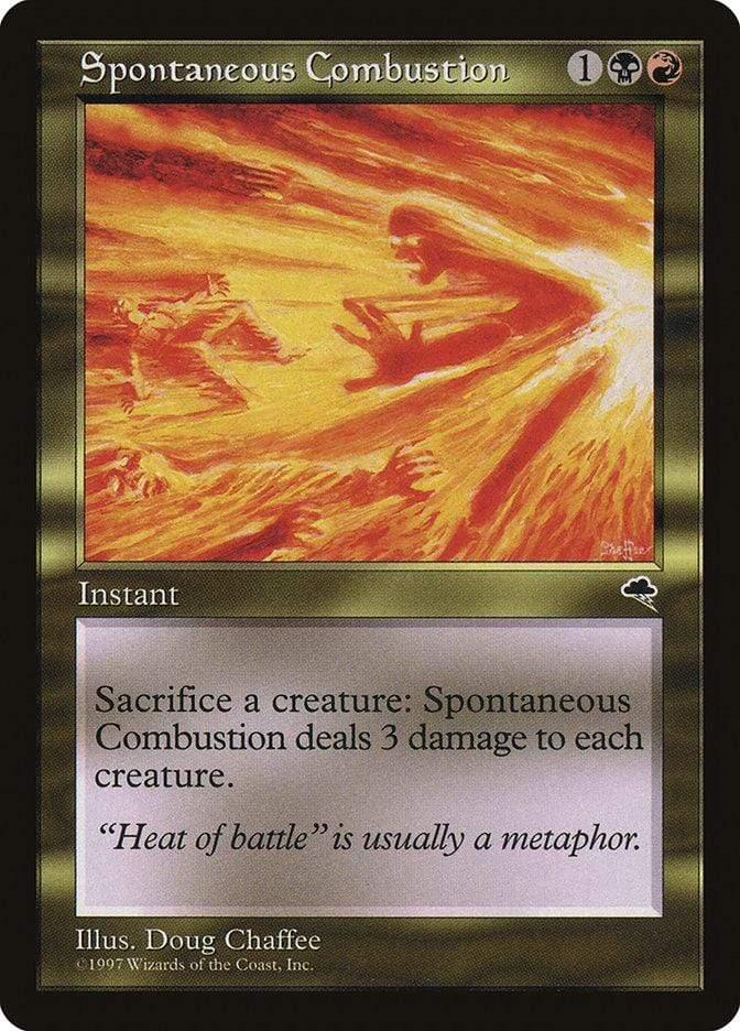 Magic: The Gathering MTG Single Spontaneous Combustion [Tempest]