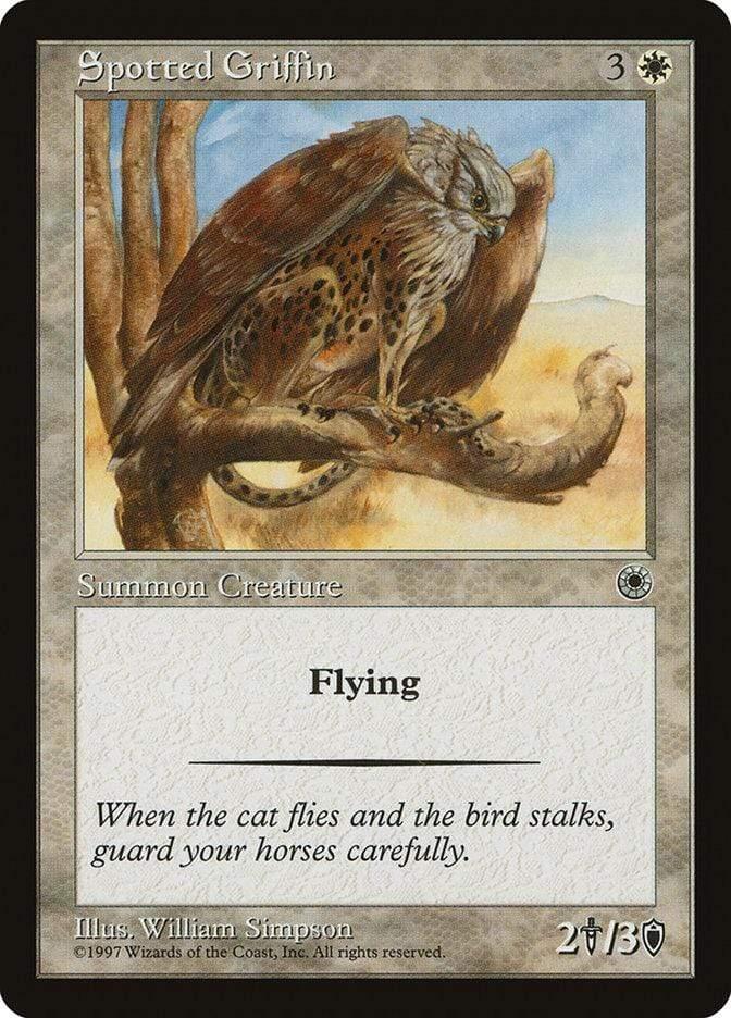 Magic: The Gathering MTG Single Spotted Griffin [Portal]