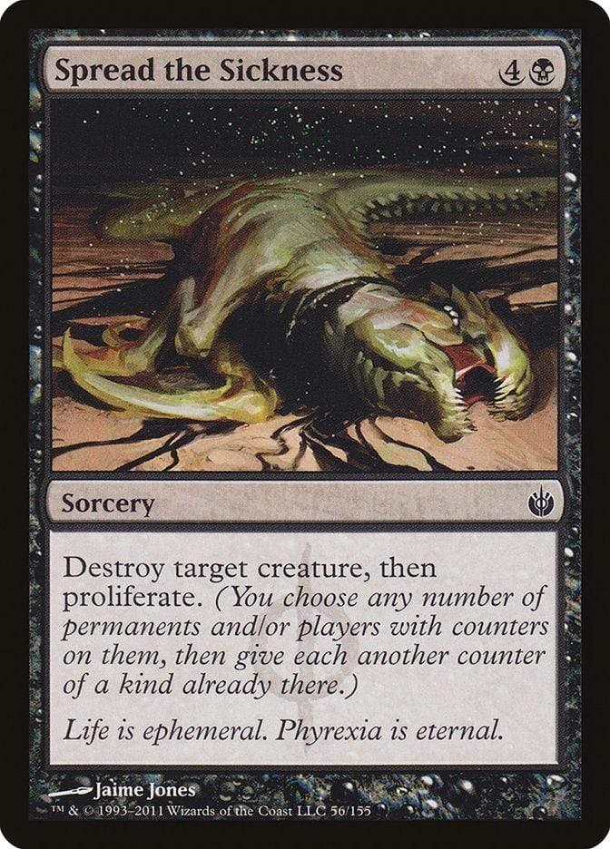 Magic: The Gathering MTG Single Spread the Sickness [Mirrodin Besieged]