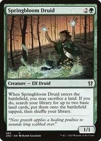 Magic: The Gathering MTG Single Springbloom Druid [Zendikar Rising Commander]