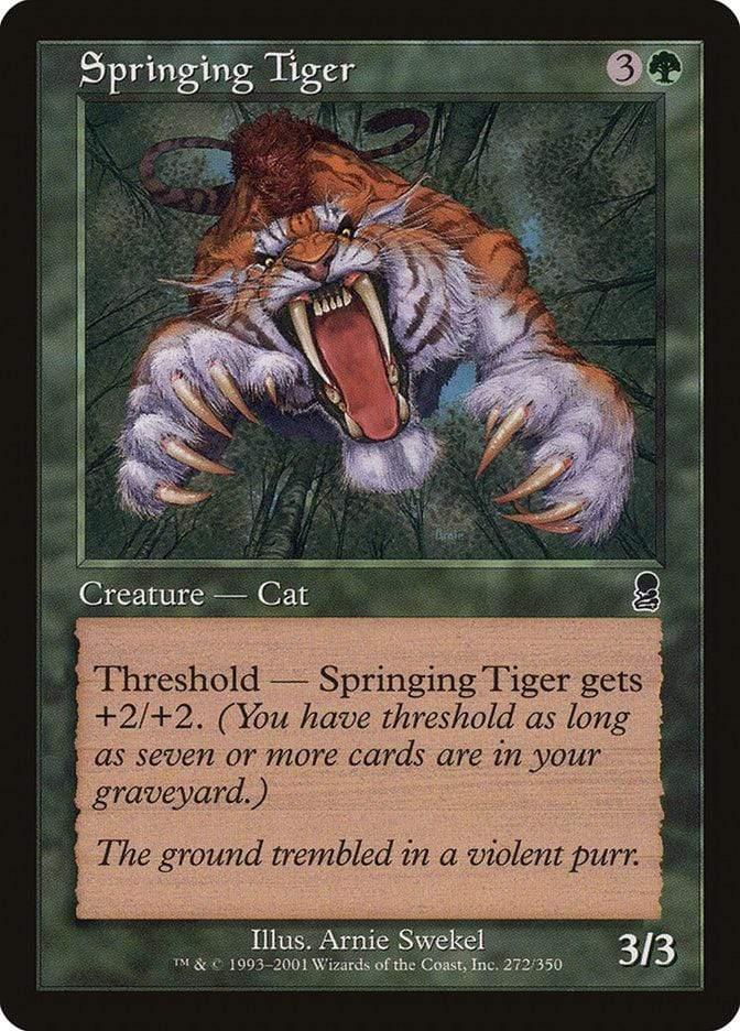 Magic: The Gathering MTG Single Springing Tiger [Odyssey]