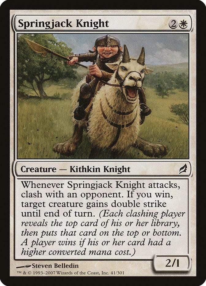 Magic: The Gathering MTG Single Springjack Knight [Lorwyn]
