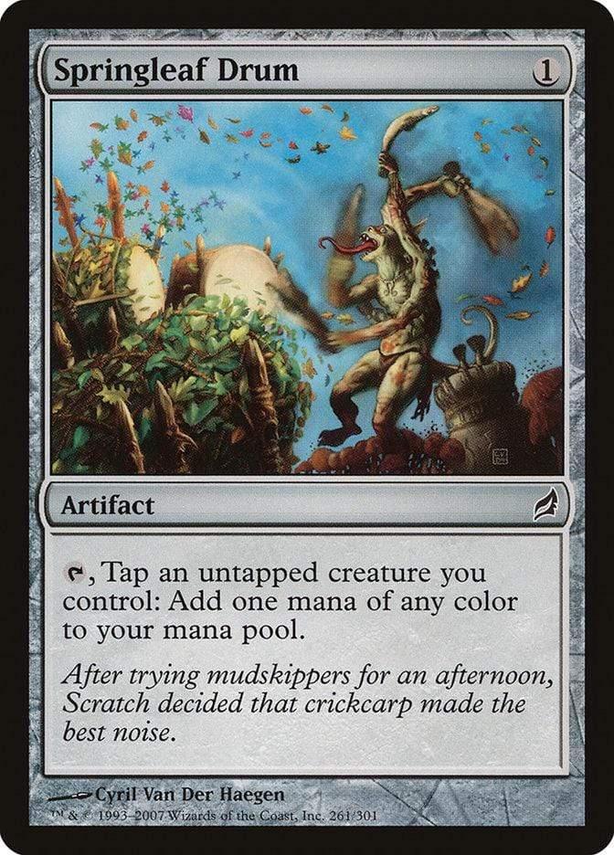 Magic: The Gathering MTG Single Springleaf Drum [Lorwyn]