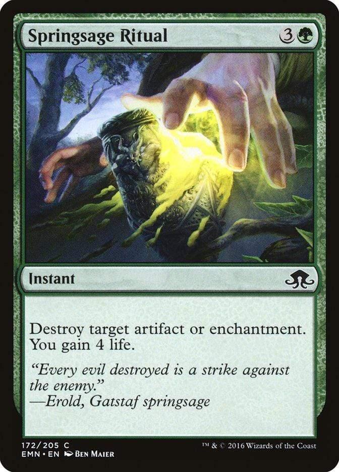 Magic: The Gathering MTG Single Springsage Ritual [Eldritch Moon]