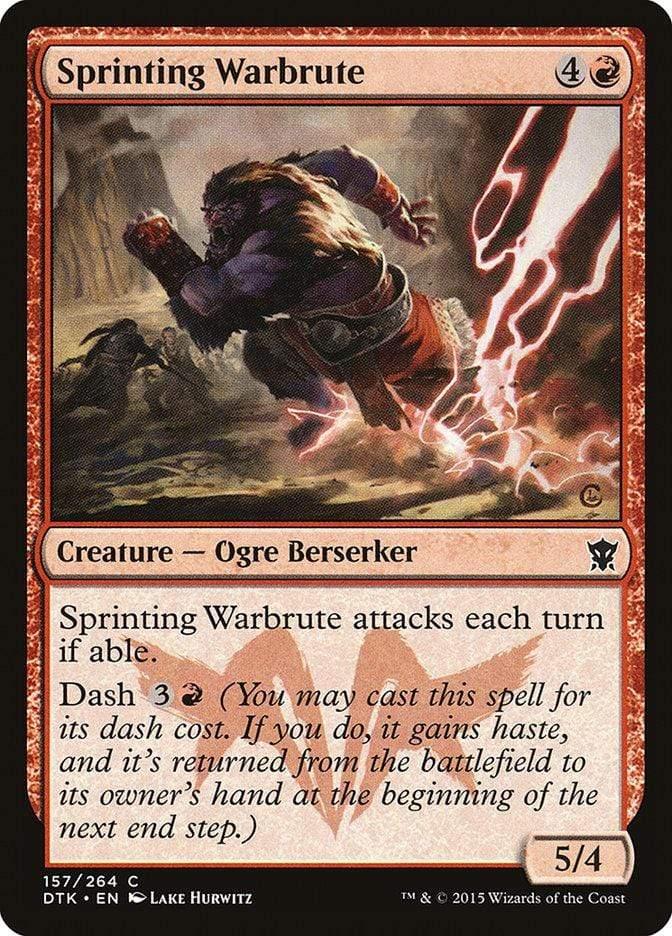 Magic: The Gathering MTG Single Sprinting Warbrute [Dragons of Tarkir]