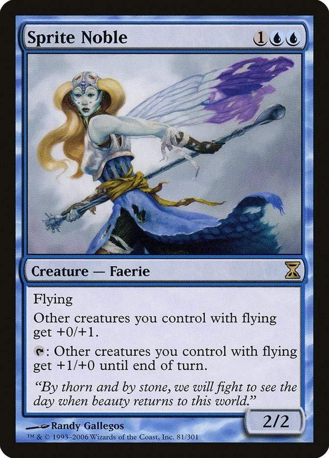 Magic: The Gathering MTG Single Sprite Noble [Time Spiral]