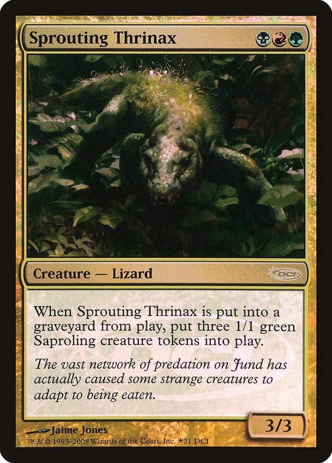 Magic: The Gathering MTG Single Sprouting Thrinax [Wizards Play Network 2008]