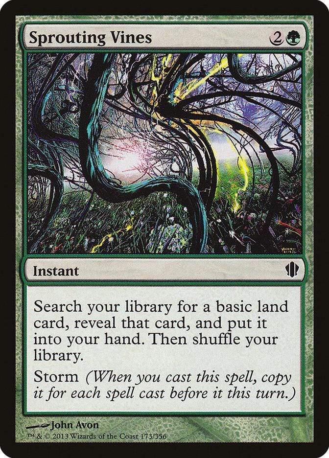 Magic: The Gathering MTG Single Sprouting Vines [Commander 2013]