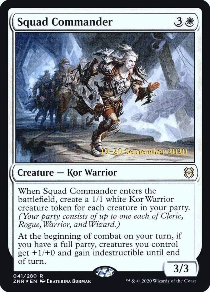 Magic: The Gathering MTG Single Squad Commander [Zendikar Rising Prerelease Promos]
