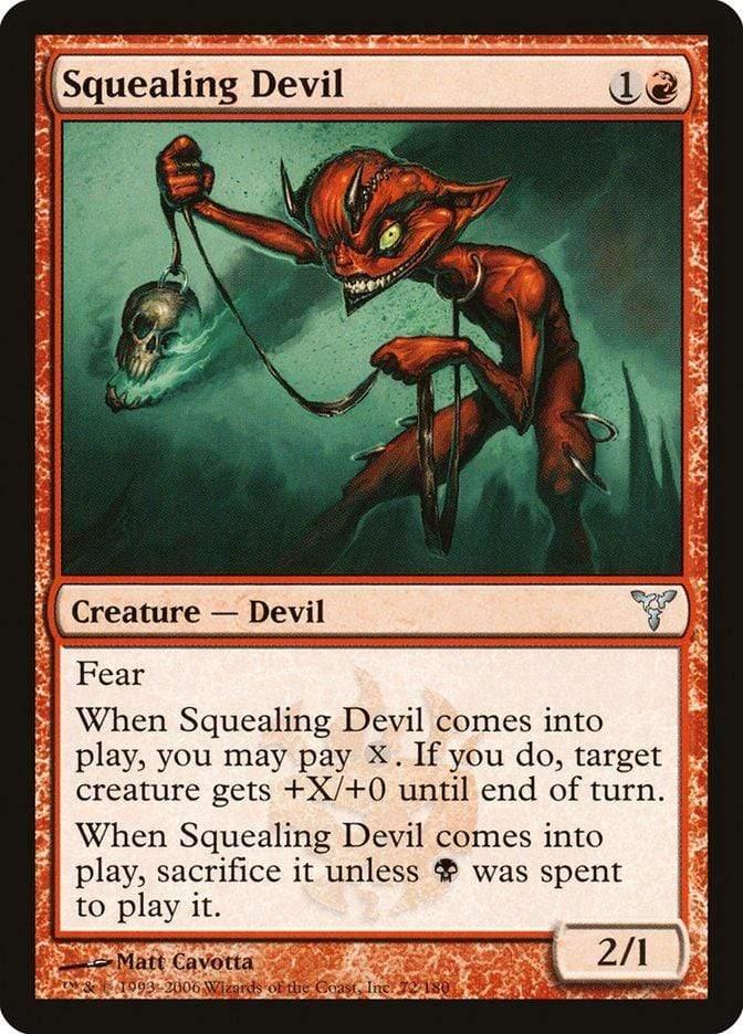 Magic: The Gathering MTG Single Squealing Devil [Dissension]