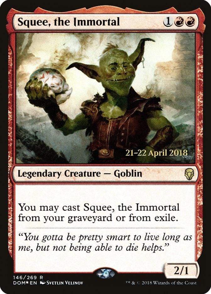 Magic: The Gathering MTG Single Squee, the Immortal  [Dominaria Prerelease Promos]