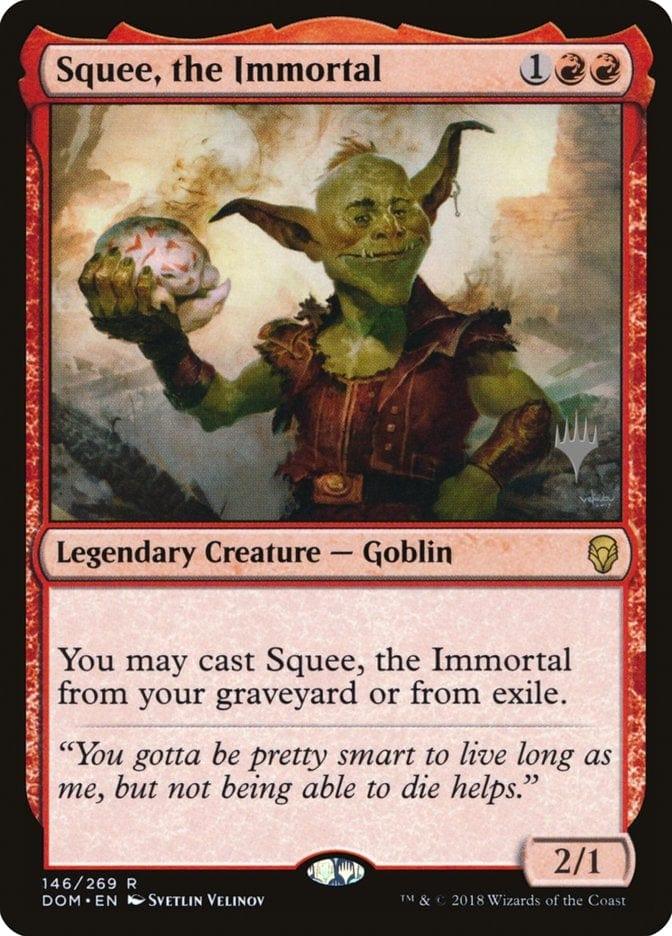 Magic: The Gathering MTG Single Squee, the Immortal (Promo Pack) [Dominaria Promos]