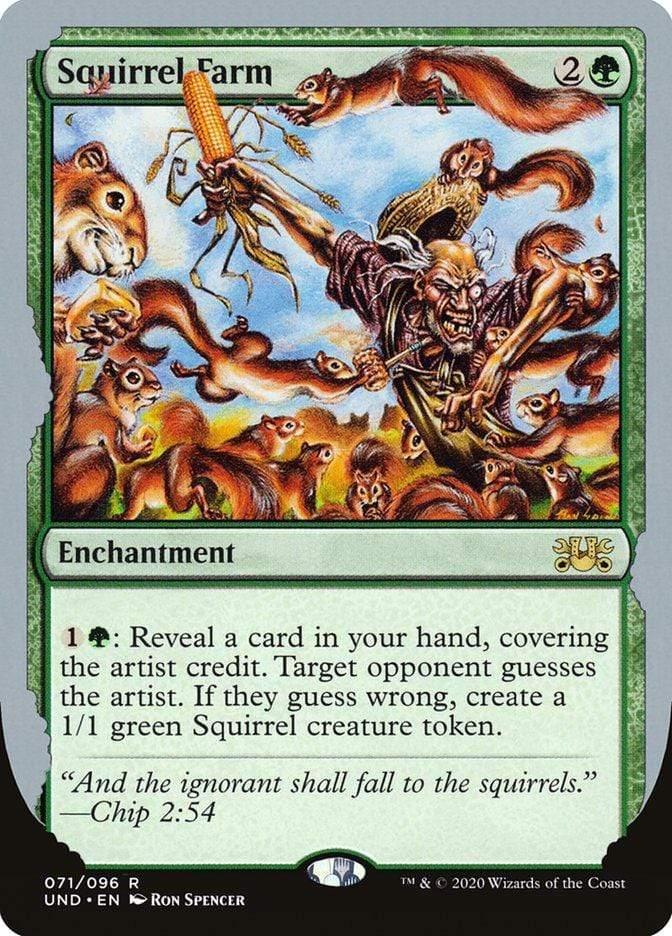 Magic: The Gathering MTG Single Squirrel Farm [Unsanctioned]