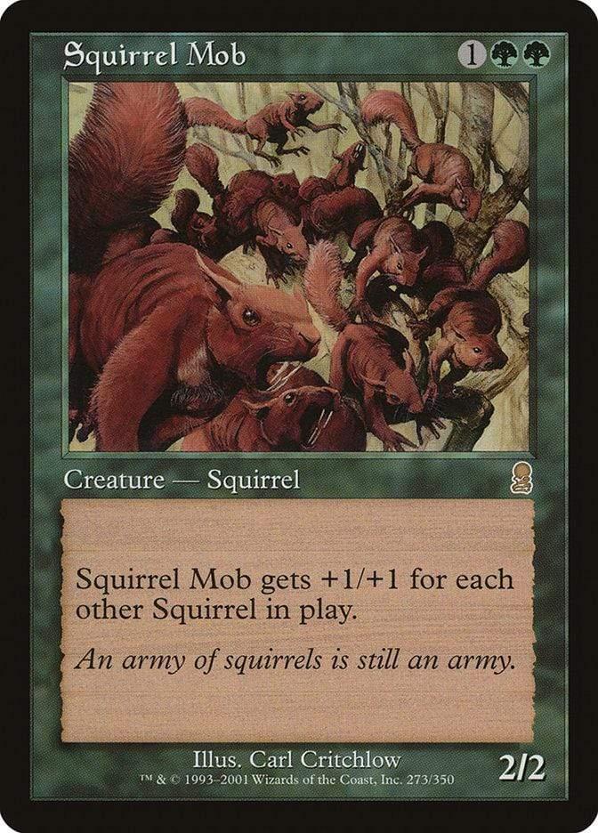 Magic: The Gathering MTG Single Squirrel Mob [Odyssey]