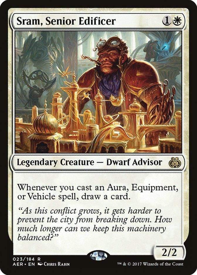 Magic: The Gathering MTG Single Sram, Senior Edificer [Aether Revolt]