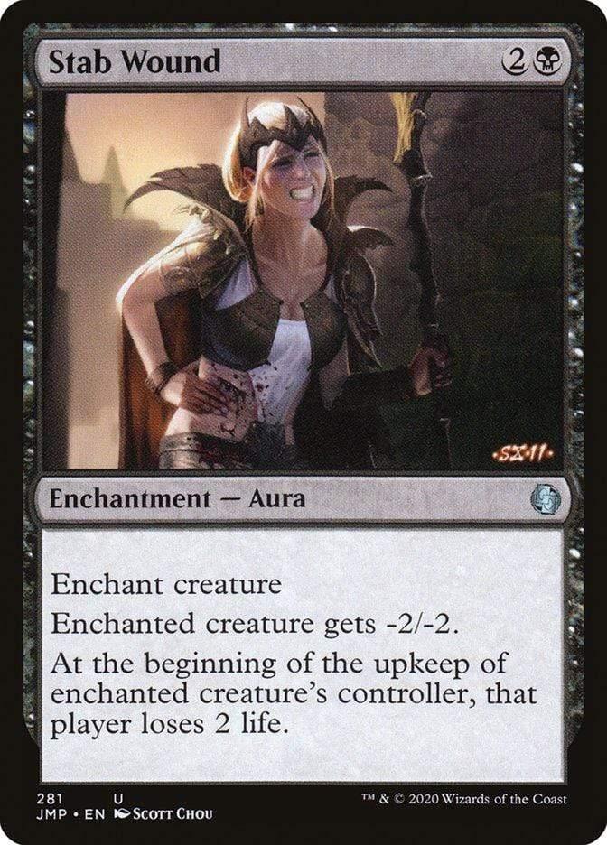 Magic: The Gathering MTG Single Stab Wound [Jumpstart]