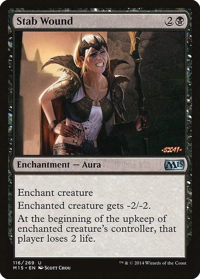 Magic: The Gathering MTG Single Stab Wound [Magic 2015]