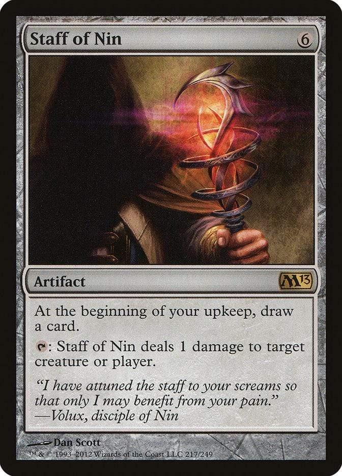 Magic: The Gathering MTG Single Staff of Nin [Magic 2013]